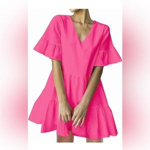 🌱babydoll pink dress